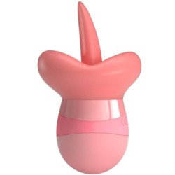 PRETTY LOVE - ESTIMULADOR DE CLÍTORIS CON LENGUA KYLEE, 10 VIBRACIONES, ROSA NUDE