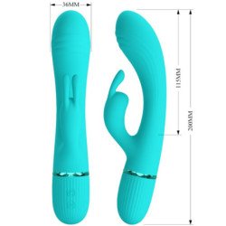 AMOR PRECIOSO - VIBRADOR SCOCCO CONEJO TURQUESA