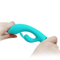AMOR PRECIOSO - VIBRADOR SCOCCO CONEJO TURQUESA