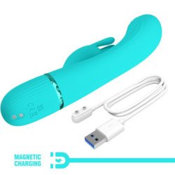 AMOR PRECIOSO - VIBRADOR SCOCCO CONEJO TURQUESA
