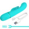 AMOR PRECIOSO - VIBRADOR SCOCCO CONEJO TURQUESA