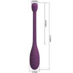 PRETTY LOVE - VIBRADOR LEVIATHAN CONTROLADO POR APP, COLOR MORADO