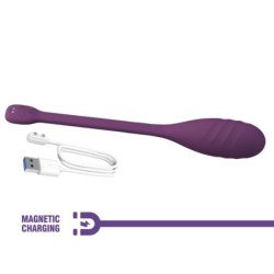 PRETTY LOVE - VIBRADOR LEVIATHAN CONTROLADO POR APP, COLOR MORADO