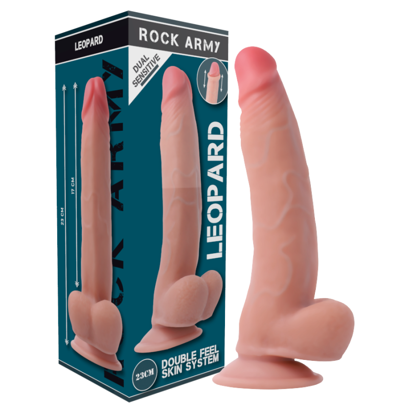 ROCKARMY - LEOPARDO DE DOBLE DENSIDAD 23 CM -O- 4,77 CM