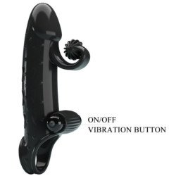 ROMANCE - FUNDA VIBRADORA PARA PENE NEGRA