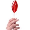 SECRETPLAY - SURTIDO DE PIRULETAS CON FORMA DE VAGINA Y SABOR A FRESA (40 UNIDADES)