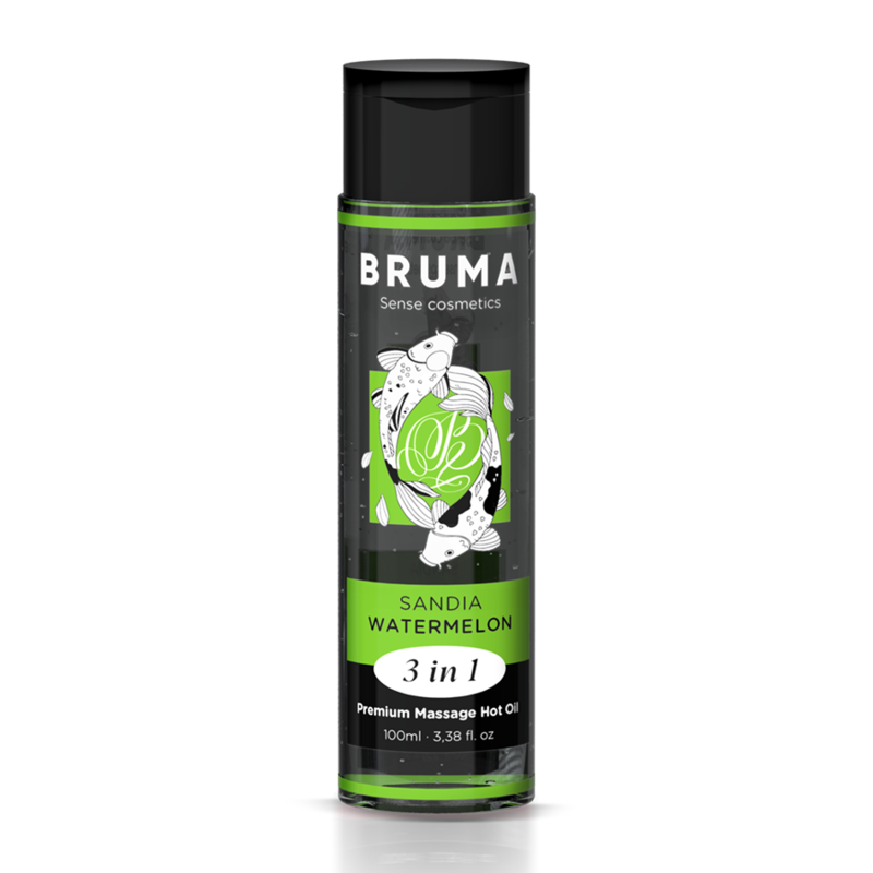 BRUMA - ACEITE CALIENTE DE SANDÍA PARA MASAJE PREMIUM 3 EN 1 - 100 ML