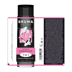 BRUMA - CHICLE DE ACEITE CALIENTE PARA MASAJE PREMIUM 3 EN 1 - 100 ML