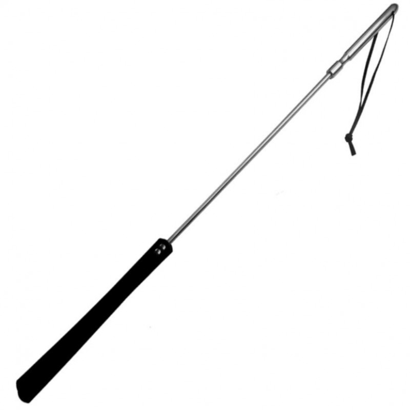 METAL HARD - LÁTIGO LÁTIGO ORIGINAL DE CUERO Y METAL DE 70 CM
