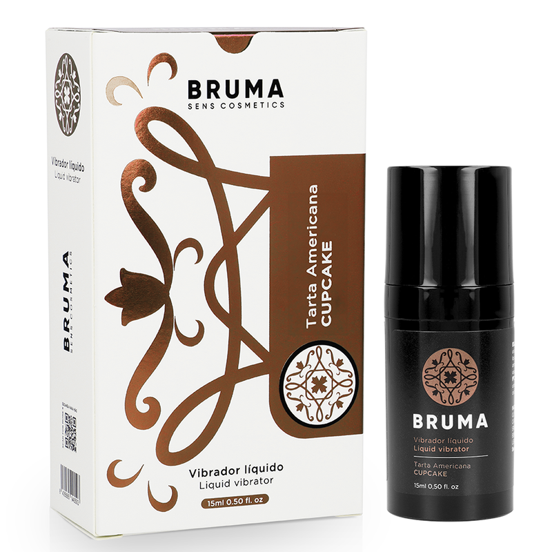 BRUMA - VIBRADOR LÍQUIDO ULTRA DESLIZANTE CON FORMA DE CUPCAKE 15 ML