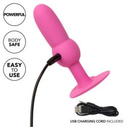 CALEXOTICS - PRIMERA VEZ CON TAPÓN ANAL, SONDA CON PERLAS, 10 VIBRACIONES, ROSA