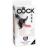 KING COCK - HARNESS WITH REALISTIC PENIS 15.20 CM