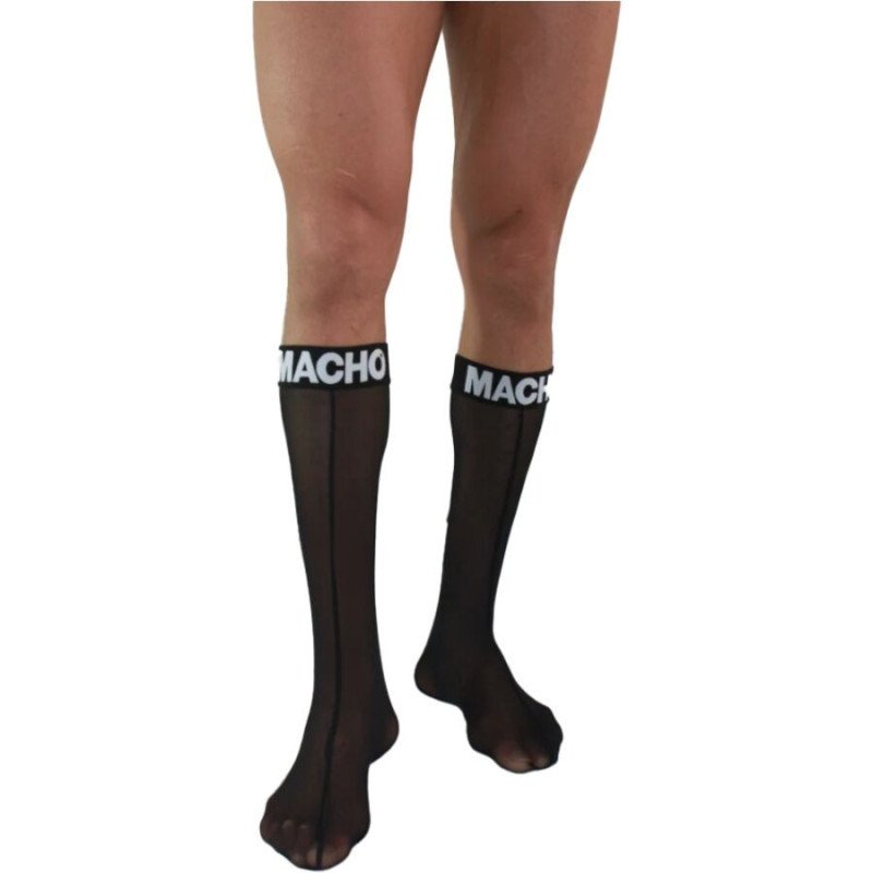 MACHO - CALCETINES FINOS TALLA ÚNICA NEGRO