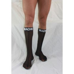 MACHO - CALCETINES FINOS TALLA ÚNICA NEGRO
