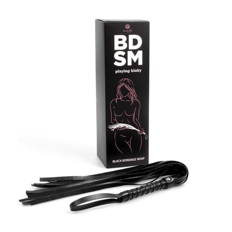 SECRETPLAY - COLECCIÓN DE LÁTIMOS BDSM NEGROS PARA BONDAGE