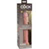 KING COCK - DILDO DE SILICONA REALISTA DE ÉLITE 25,4 CM