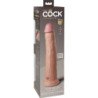 KING COCK - DILDO DE SILICONA REALISTA DE ÉLITE 25,4 CM