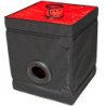 CÚPULA SECRETA - CABAÑA DEL CLUB DE FETICHISMOS BUKKAKE NEGRO Y ROJO