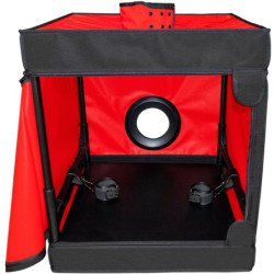 CÚPULA SECRETA - CABAÑA DEL CLUB DE FETICHISMOS BUKKAKE NEGRO Y ROJO