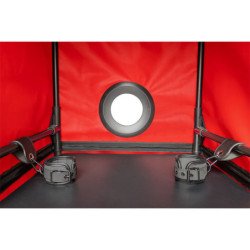 CÚPULA SECRETA - CABAÑA DEL CLUB DE FETICHISMOS BUKKAKE NEGRO Y ROJO