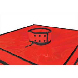 CÚPULA SECRETA - CABAÑA DEL CLUB DE FETICHISMOS BUKKAKE NEGRO Y ROJO