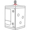 SECRET DOME - KINK CLUB CABINA SCANDALE NEGRO & ROJO