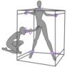 SECRET DOME - KINK CLUB CABINA SCANDALE MORADO