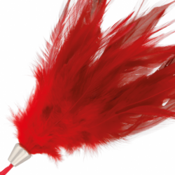 OSCURIDAD - BOLÍGRAFO ESTIMULANTE ROJO 17 CM