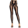 LEG AVENUE - MEDIAS OPACAS SIN TIRANTES NI COSTURAS NEGRAS