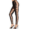 LEG AVENUE - MEDIAS OPACAS SIN TIRANTES NI COSTURAS NEGRAS