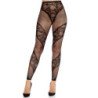 LEG AVENUE - MEDIAS SIN PIE DE ENCAJE Y TRANSPARENTES NEGRAS