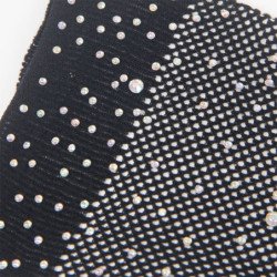 SUBBLIME - 957469 GUANTES TRANSPARENTES CON BRILLO NEGRO S/M