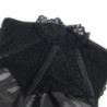 SUBBLIME - 957551 VESTIDO DE CUERO NEGRO CON CUELLO DE ENCAJE L/XL