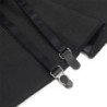 SUBBLIME - 957704 VESTIDO DE PIEL NEGRO CON CREMALLERA Y ENCAJE S/M
