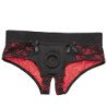 CALEXOTICS - CONJUNTO ESCANDALOSO DE BRAGUITAS SIN ENTREPIERNA CON DILDO TALLA S/M