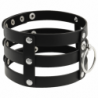 COQUETTE CHIC DESIRE - GARGANTA DE CUERO VEGANO ESTILO FETICHE