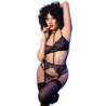 CHILIROSE - CR 4852 CONJUNTO LENCERÍA NEGRO TALLA L