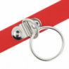 COQUETTE CHIC DESIRE - COLLAR DE CUERO VEGANO ROJO - ACCESORIO FETICHE PARA MUJER