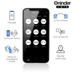 ONINDER CUTE - AMOR TRIPLE VIBRADOR - APLICACIÓN GRATUITA MUNDIAL