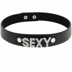 COQUETTE CHIC DESIRE - GARGANTILLA DE CUERO VEGANO SEXY