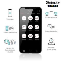 ONINDER CUTE - VIBRADOR CLITORAL PARA EL PUNTO G LOVE BUNNY - APLICACIÓN GRATUITA MUNDIAL