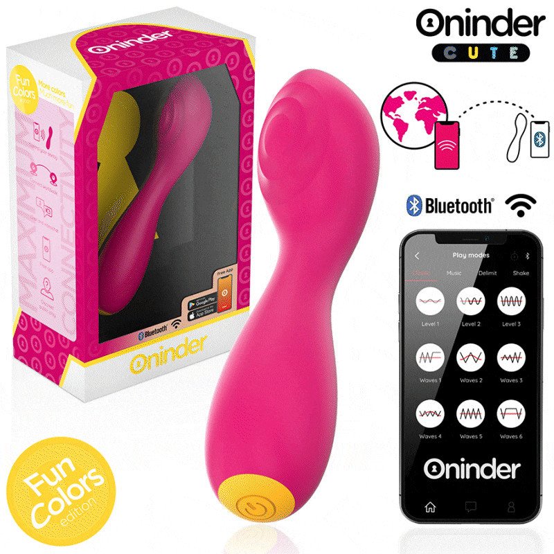 ONINDER CUTE - VIBRADOR DE PUNTO G LOVE BUDDY MASTER - APLICACIÓN GRATUITA MUNDIAL