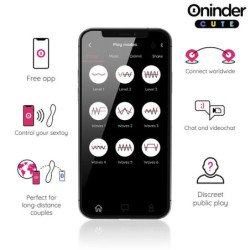 ONINDER CUTE - VIBRADOR DE PUNTO G LOVE BUDDY MASTER - APLICACIÓN GRATUITA MUNDIAL