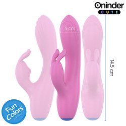 ONINDER CUTE - VIBRADOR CONEJITO DE AMOR PARA EL PUNTO G Y EL CLÍTORIS - APLICACIÓN GRATUITA MUNDIAL