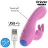 ONINDER CUTE - VIBRADOR CONEJITO DE AMOR PARA EL PUNTO G Y EL CLÍTORIS - APLICACIÓN GRATUITA MUNDIAL