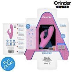 ONINDER CUTE - VIBRADOR CONEJITO DE AMOR PARA EL PUNTO G Y EL CLÍTORIS - APLICACIÓN GRATUITA MUNDIAL
