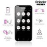 ONINDER CUTE - HUEVO DE SILICONA VIBRATORIO Y GIRATORIO DE 360° PARA UN PLACER AMOR - APLICACIÓN GLOBAL GRATUITA