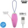 ONINDER CUTE - HUEVO DE SILICONA VIBRATORIO Y GIRATORIO DE 360° PARA UN PLACER AMOR - APLICACIÓN GLOBAL GRATUITA