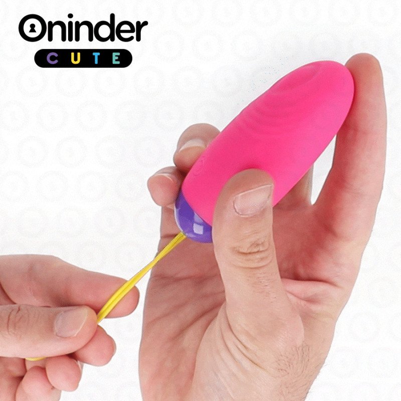 ONINDER CUTE - HUEVO DE SILICONA VIBRADOR DE GOLPES PARA EL AMOR Y EL PLACER - APLICACIÓN GLOBAL GRATUITA