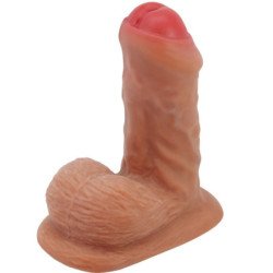 PRETTY LOVE - DILDO ULTRA REALISTA Y ELÁSTICO WARNELL DE 9,5 CM MULATO